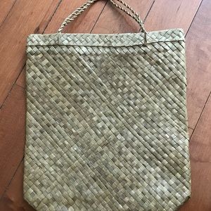 Peru handmade straw bag New